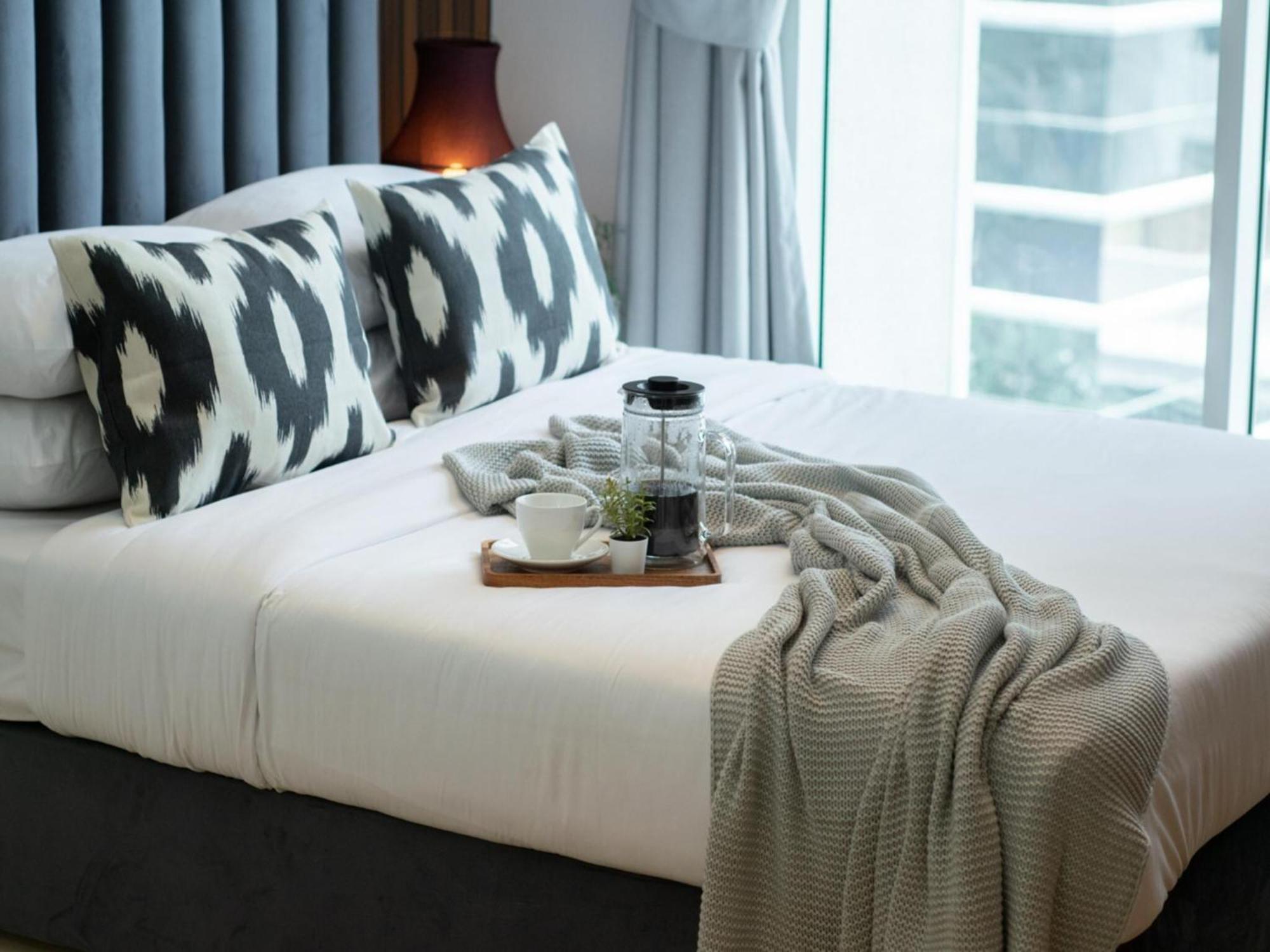Luxe Apartments Near Dubai Mall Burj Khalifa Pool Gym Parking エクステリア 写真