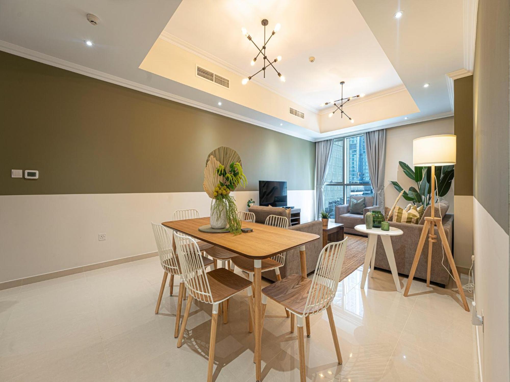 Luxe Apartments Near Dubai Mall Burj Khalifa Pool Gym Parking エクステリア 写真
