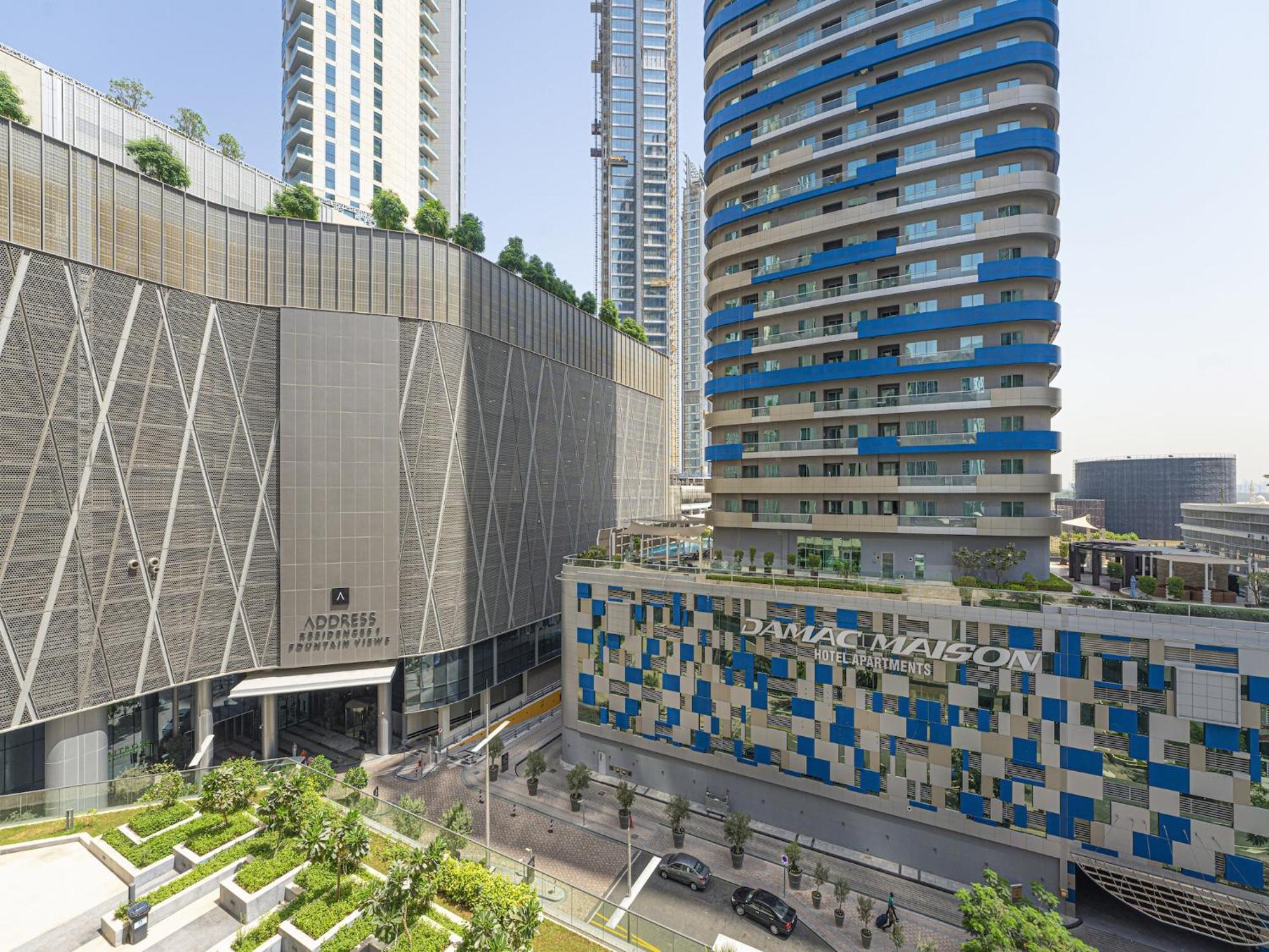 Luxe Apartments Near Dubai Mall Burj Khalifa Pool Gym Parking エクステリア 写真